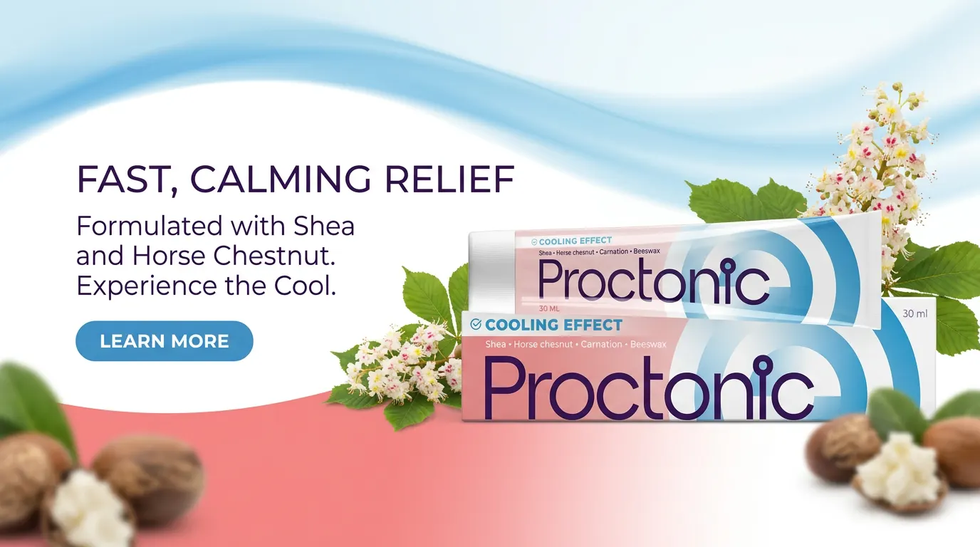 La crema Proctonic, alivio con fórmula herbal